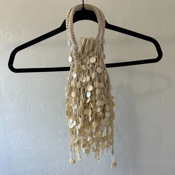 Zara Pearlescent Appliqué Hand Bag - Picture 2 of 4